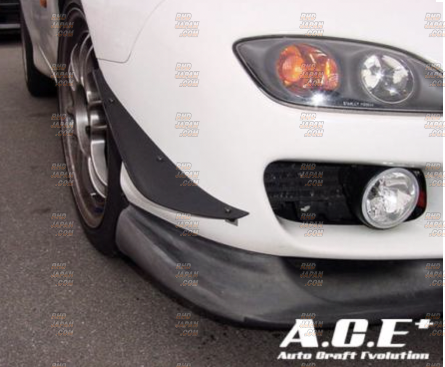 Auto Craft Evolution A.C.E. Front Bumper Canard Set - FD3S